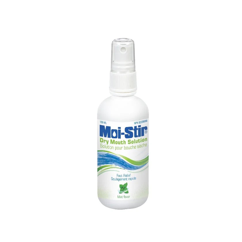 Moi-Stir Dry Mouth Solution Mint, 120ml