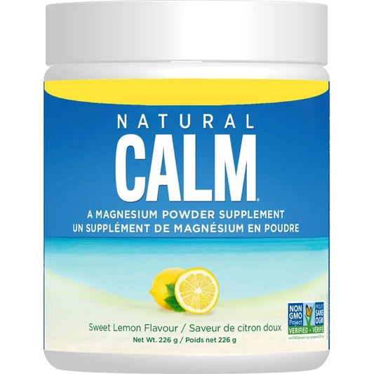 Natural Calm Magnesium Lemon Powder, 226g