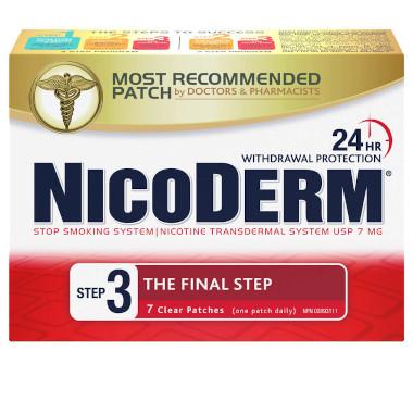 Nicoderm Step 3, 7mg, 7 Clear Patches