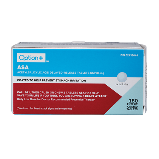 Option+ ASA 81mg, 120 Tablets