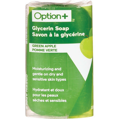 Option+ Green Apple Glycerin Bar Soap 100g