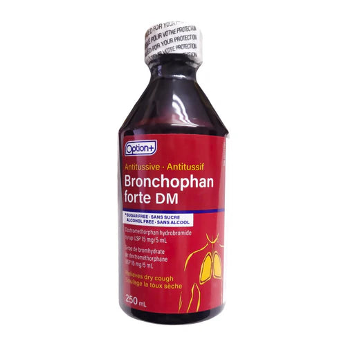 Option+ Bronchophan DM, Sucrose Free, 250ml