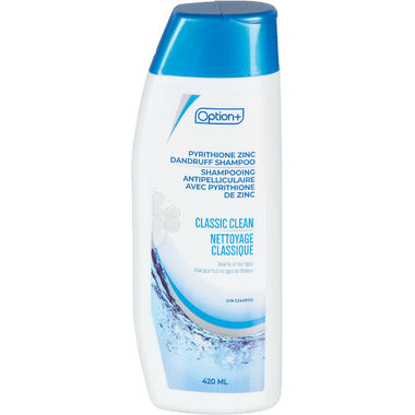 Option+ Classic Clean Dandruff Shampoo 420ml