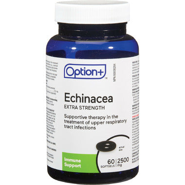 Option+ Echinacea, 2500mg, 60 Capsules