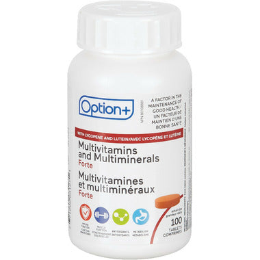 Option+ Multivitamins & Multiminerals Forte, 100 Tablets