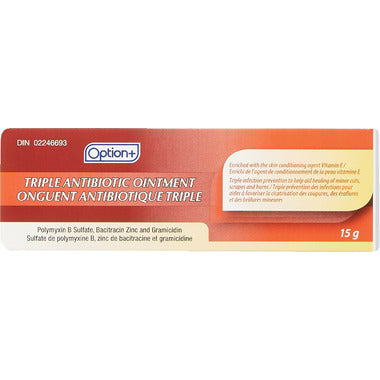 Option+ Triple Antibiotic Ointment 15g