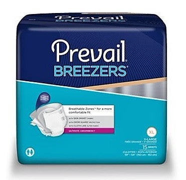 Prevail XL Briefs 59-64" waist 15/pk