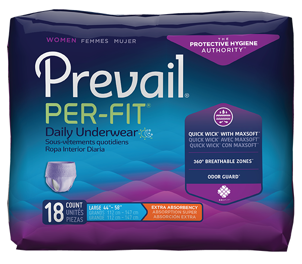 Prevail®  Per-Fit® Underwear - For Women: Moderate to Maximum Absorbency