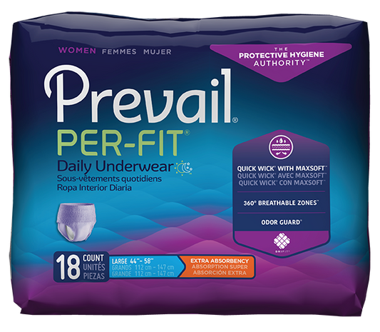 Prevail®  Per-Fit® Underwear - For Women: Moderate to Maximum Absorbency