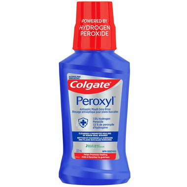 Colgate Peroxyl Antiseptic Rinse, Mint, 237ML