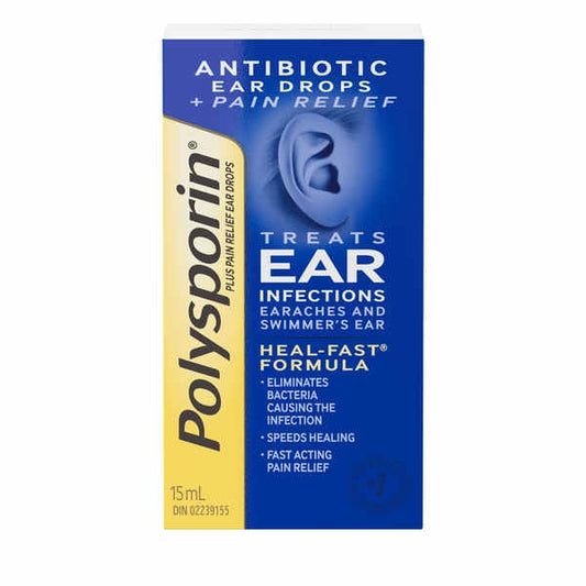 Polysporin Ear Drops + Pain Relief