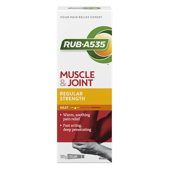 Rub A535 Muscle & Joint Cream, Regular Strength, 100g