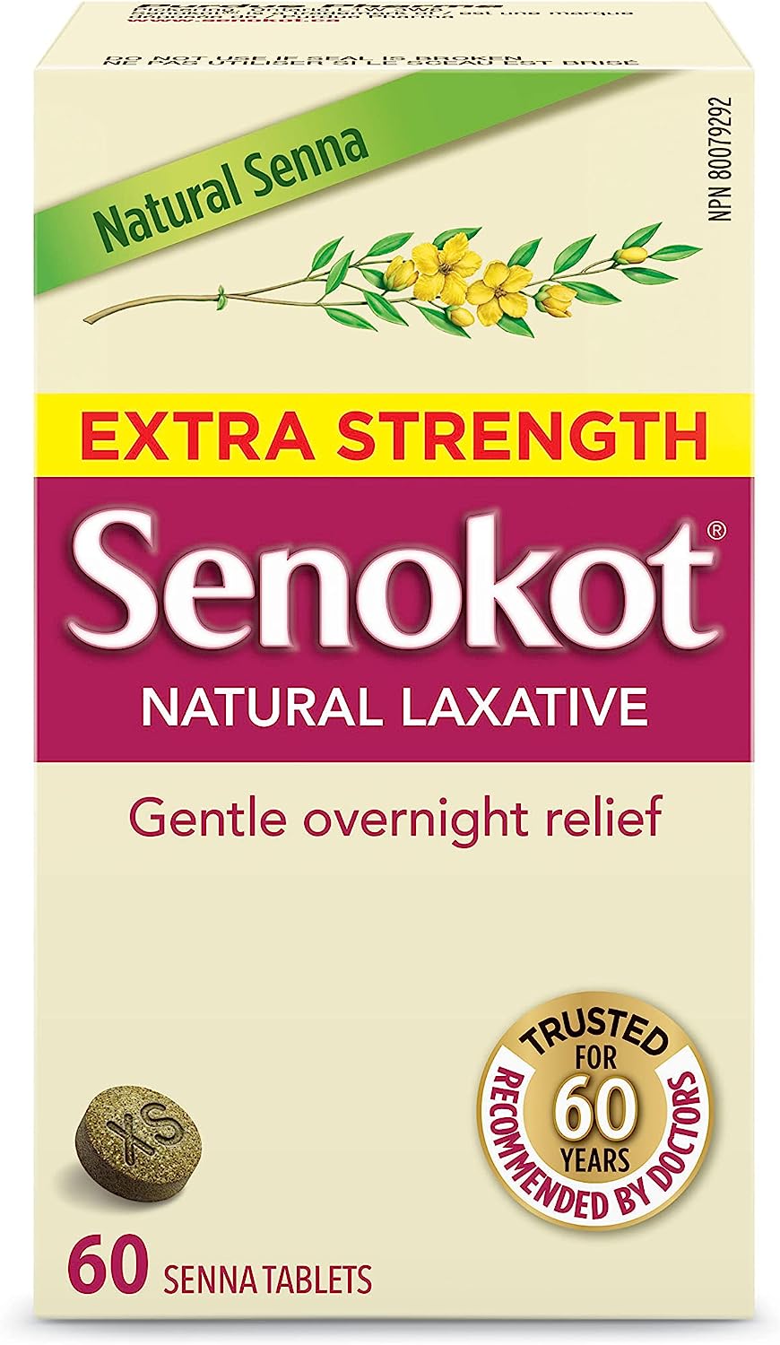 Senokot Extra Strength, 60 Tablets