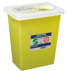 Bio-Hazardous Sharps Container, Waste Slide Lid