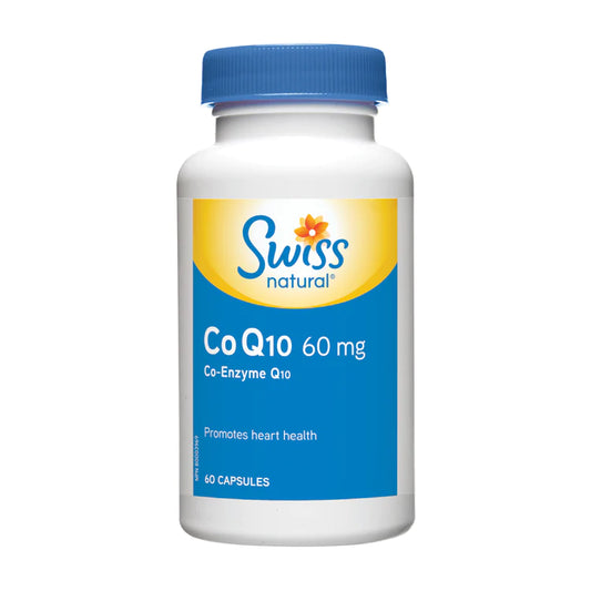 Swiss Natural Co Q10 60mg, 60 Caplets