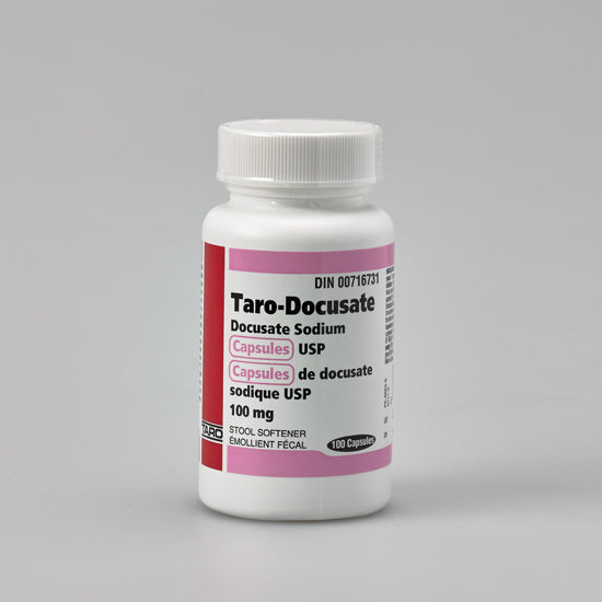 Taro Docusate Sodium, 100mg, 100 Capsules