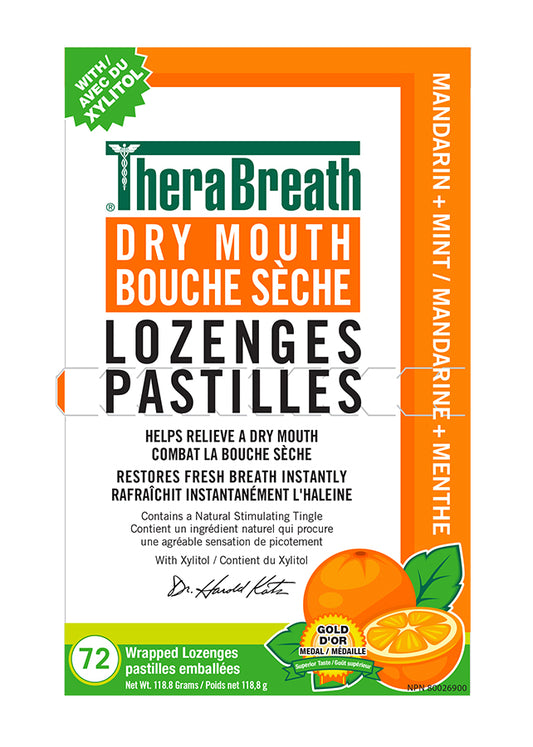 TheraBreath Dry Mouth, 72 Lozenges