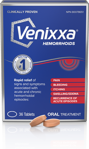 Venixxa for Hemorrhoids, 36 Tablets