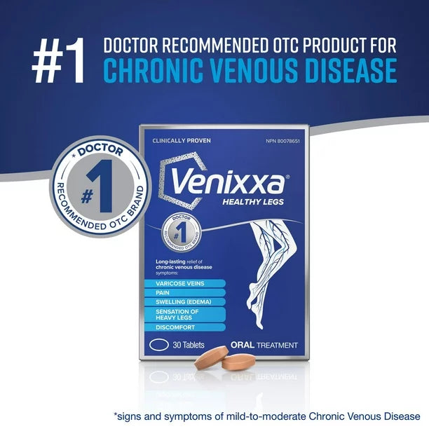 Venixxa 500MG (Chronic Venous Disease), 30 Tablets