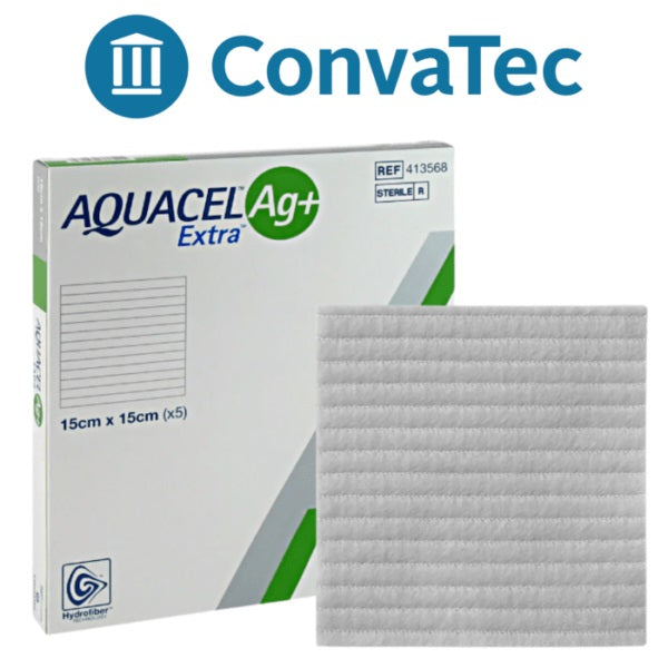 AQUACEL® Ag+ Extra Hydorfiber Dressing 15 x 15cm 1/each