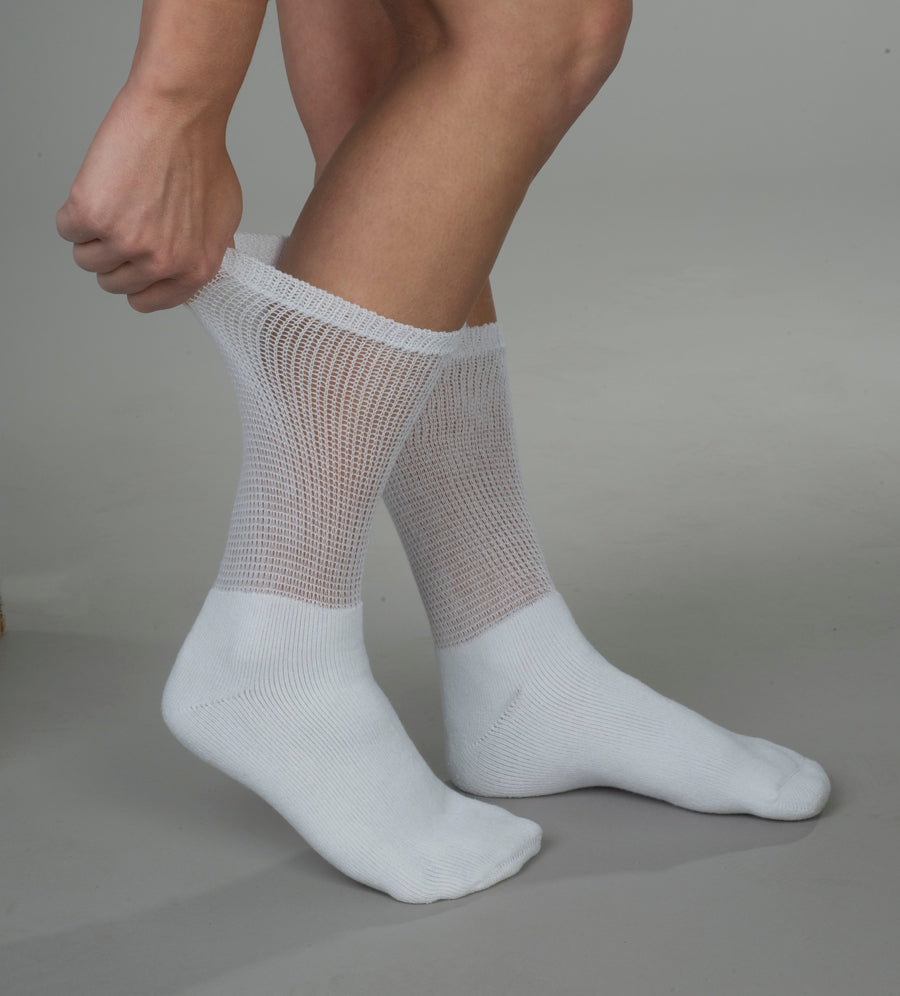 3 Packs - Diabetic Loose Fit Top Socks