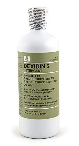 Dexidin 2 Anti-Septic Skin Cleanser and Hand Wash DIN# 832138