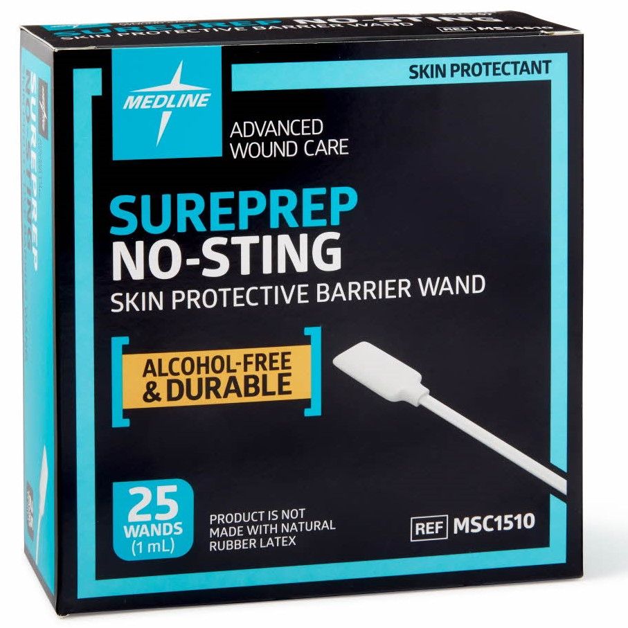 Sureprep No-Sting Skin Protectant Barrier Wand - BX/25