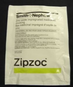 ZIPZOC Zinc Oxide Medicated Stocking, 82cm x 14cm