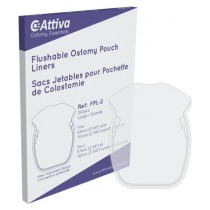 Flushable Ostomy Pouch Liners, 57mm - 70mm